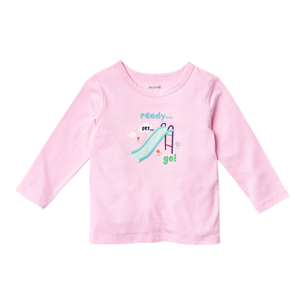 Ms.Rachel Long Sleeve Tees - Dark Blue / 2-3y - Image 4