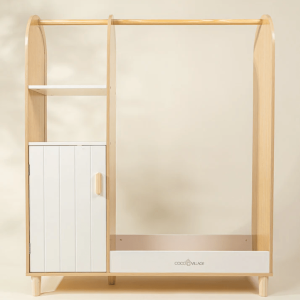 Coco Village Wooden Play Dress Up Wardrobe