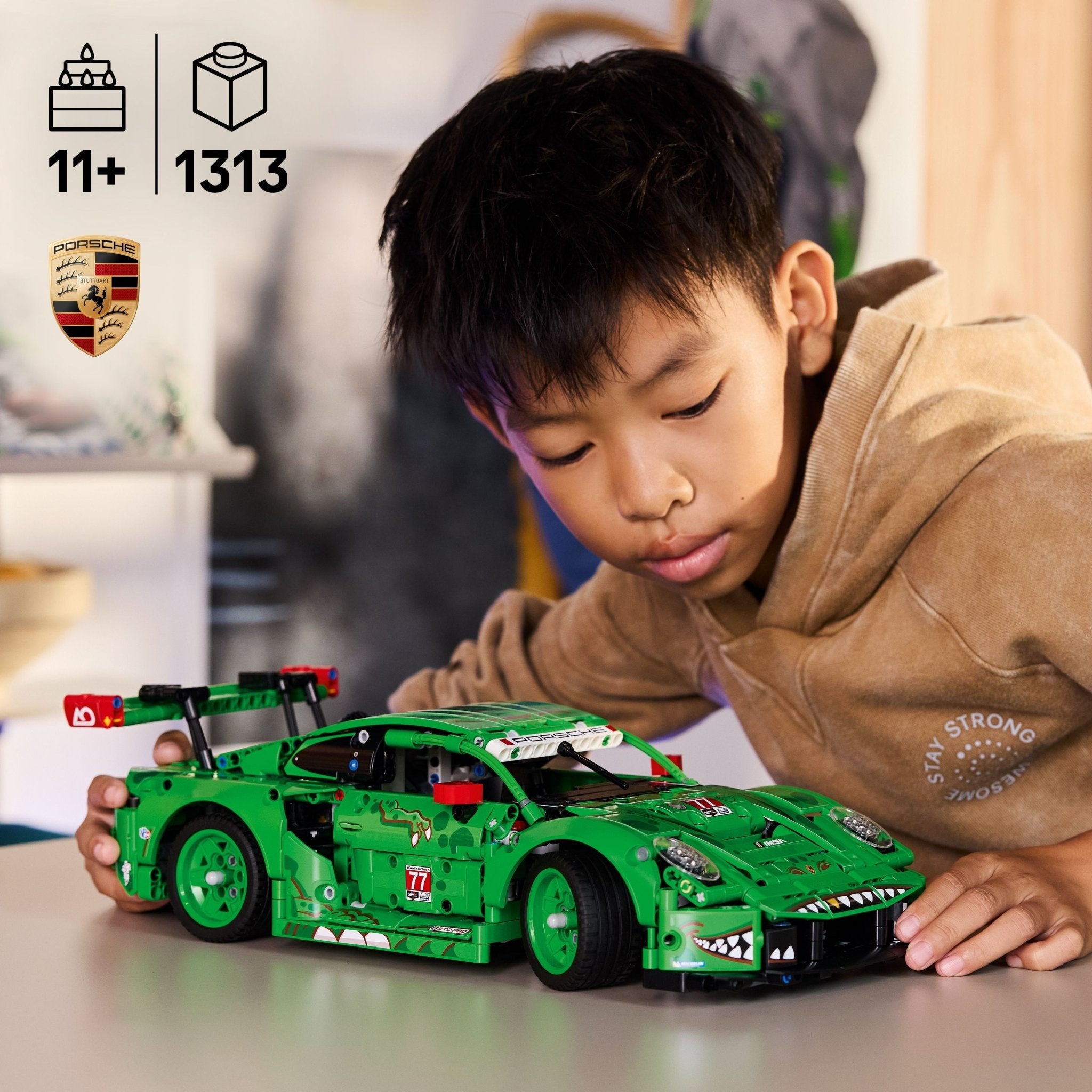 LEGO® Technic LEGO® Porsche 911 GT3 R REXY AO Racing Car 42224 - Image 2