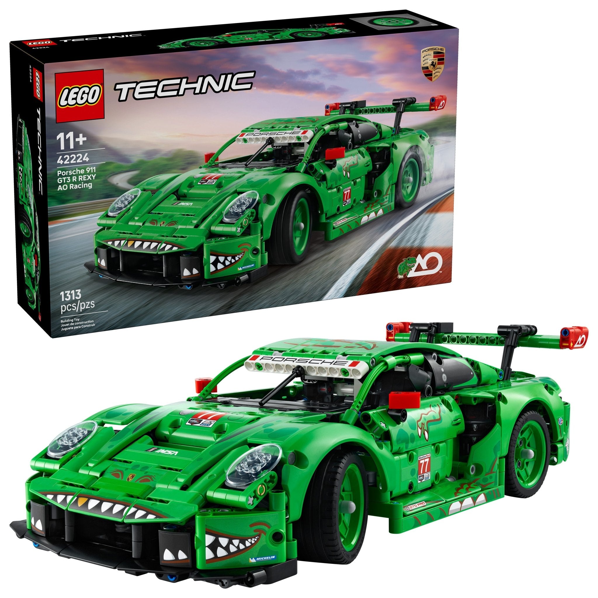 LEGO® Technic LEGO® Porsche 911 GT3 R REXY AO Racing Car 42224