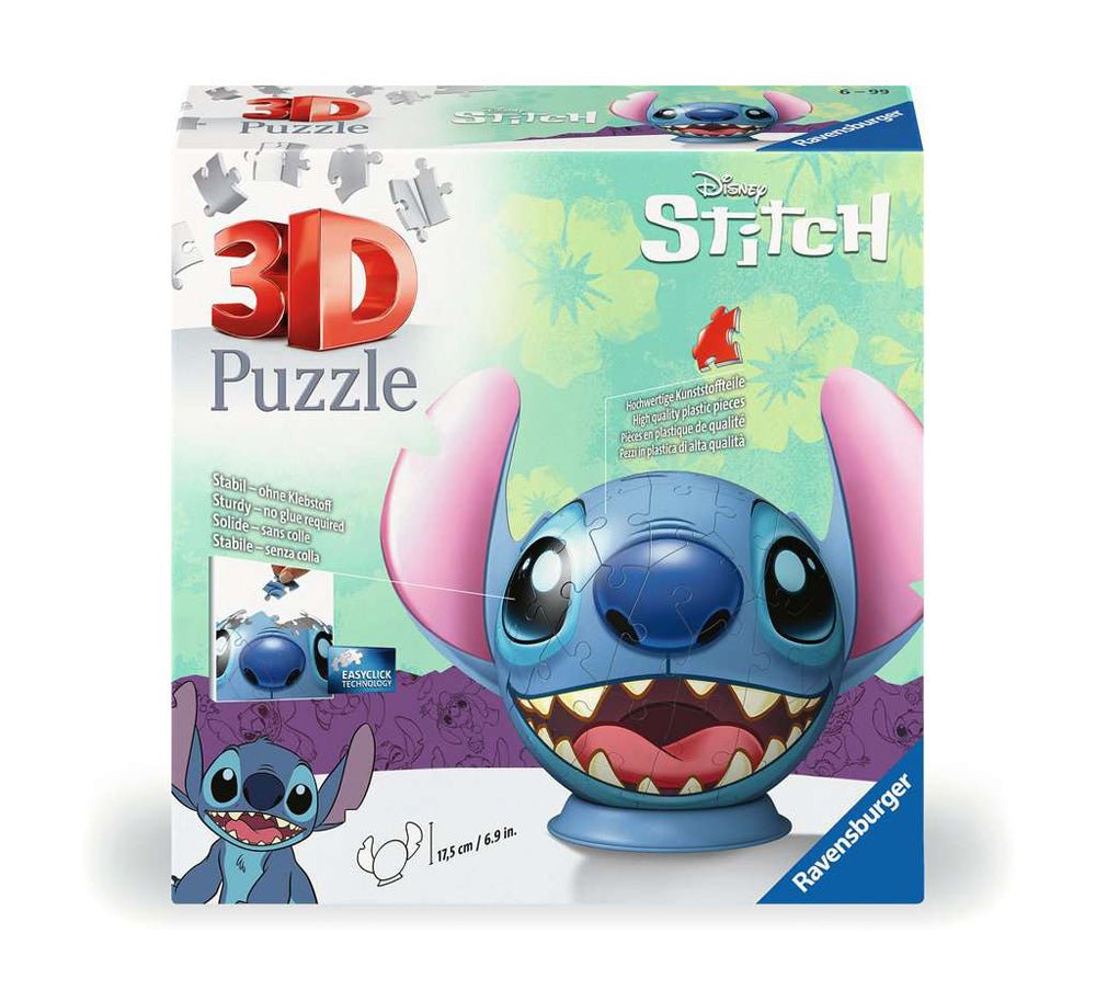 Ravensburger Stitch 72 pc Head w/Ears 3D Puzzle