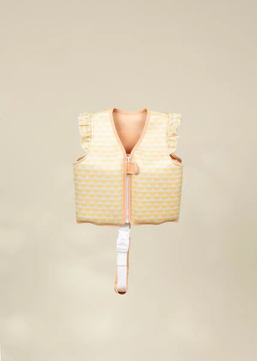 Coco Village Neoprene Kids Ruffle Swimming Vest – Gelato (2–3Y)