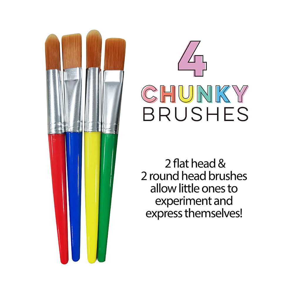 Bright Stripes JR 4 Chunky Brushes - Image 8