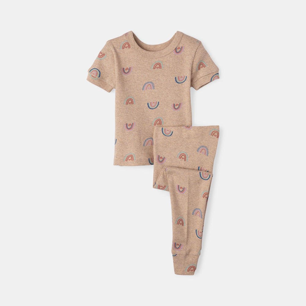 rise little earthling Short Sleeve Sleep Set - Antique White Lemon / 3y - Image 14
