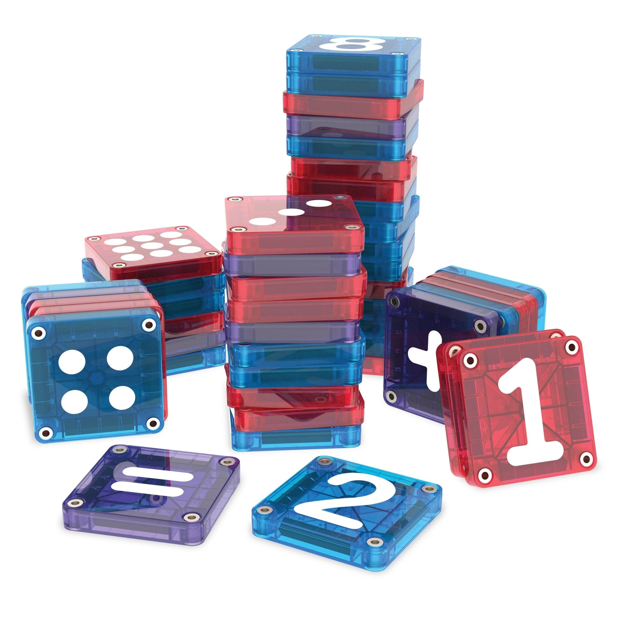 MAGNA-TILES® microMAGS LEARN Numbers 56-Piece - Image 4