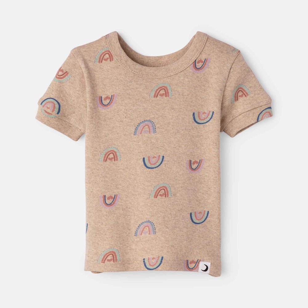 rise little earthling Short Sleeve Sleep Set - Antique White Lemon / 3y - Image 15