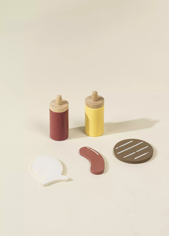Coco Village Wooden Barbecue Playset and Accessories - Image 8