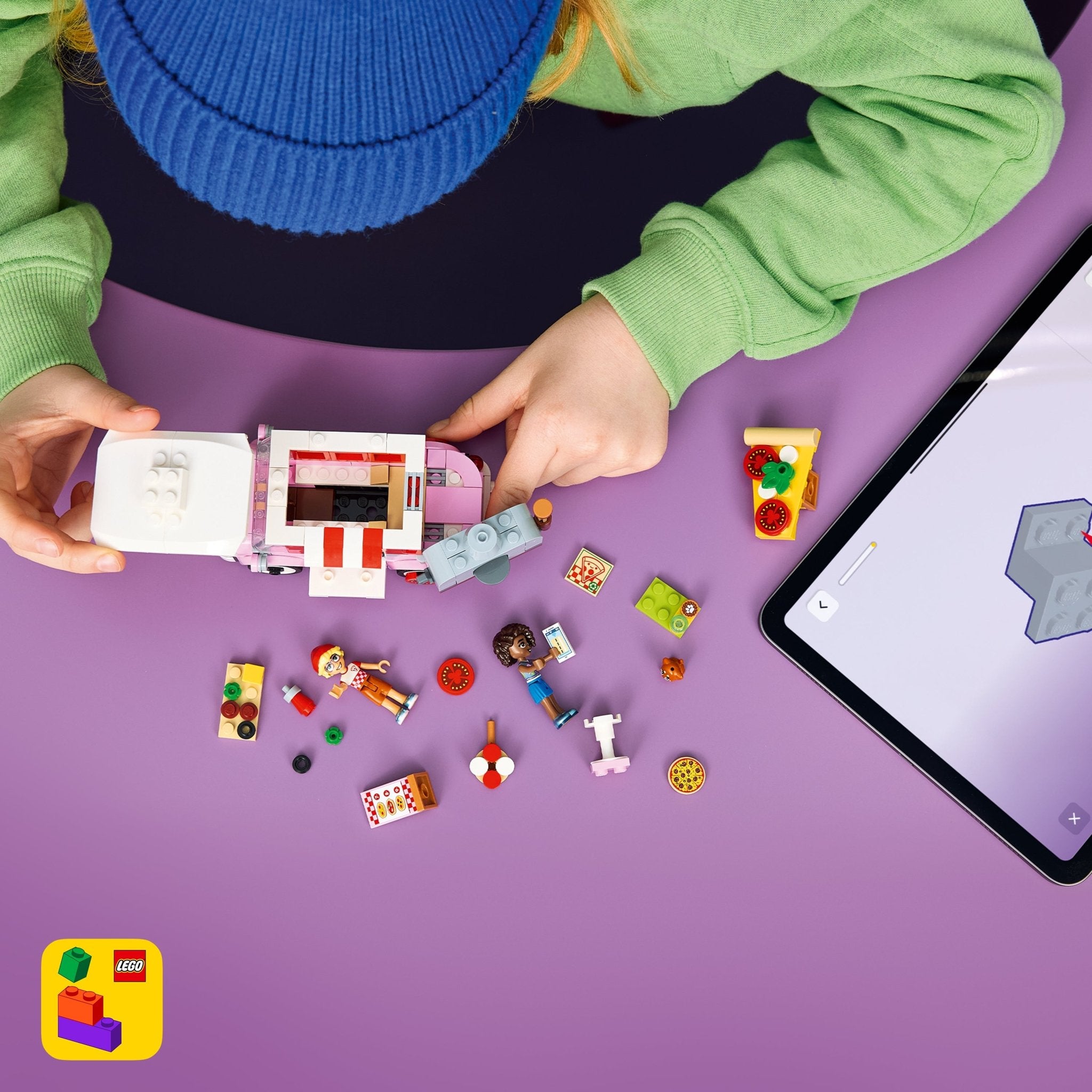 LEGO® Friends Pizza Truck Building Toy 42694 - Image 4