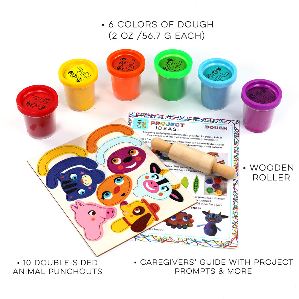 Bright Stripes JR 6 Doughs + Wooden Roller - Image 8