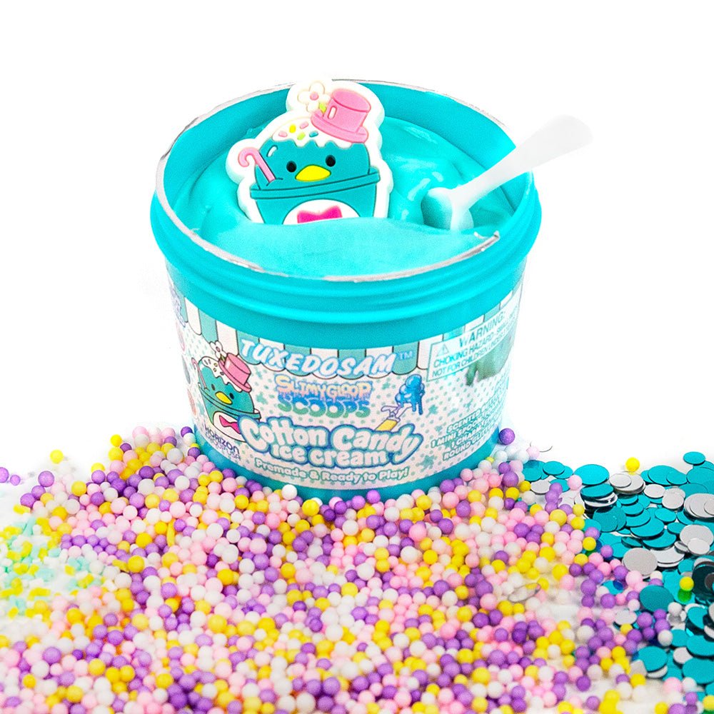Slimygloop Scoops Tuxedo Cotton Candy Ice Cream - Image 3