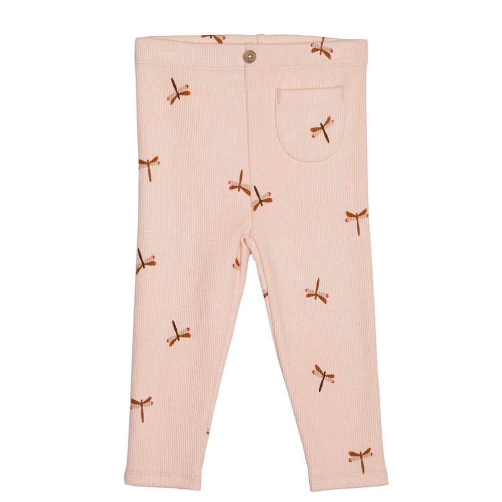 rise little earthling Pocket Leggings Andorra Birds 0-3m - Andorra Birds / 3-6m - Image 6