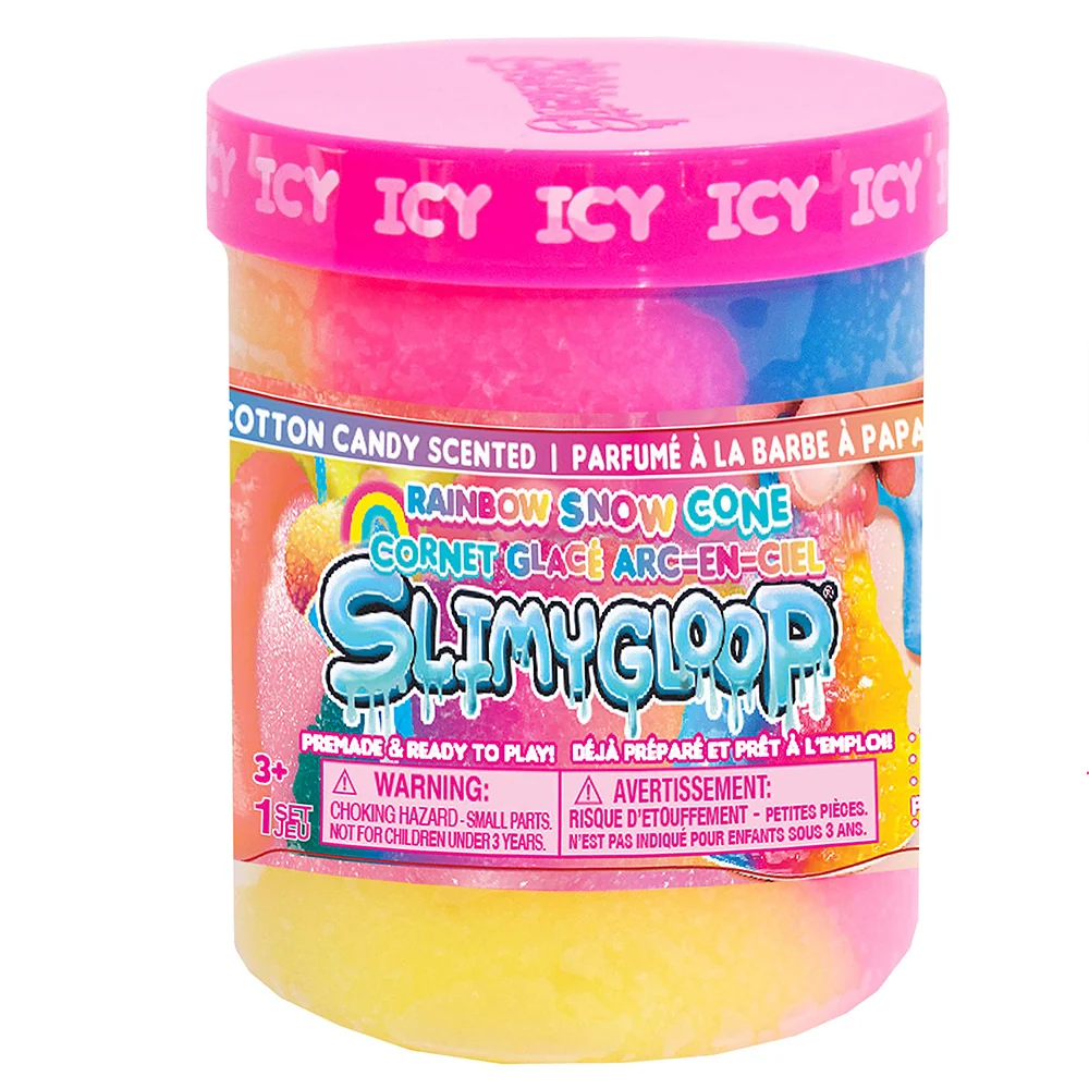 Slimygloop Jar Rainbow Snow Cone Icy Slime - Image 6