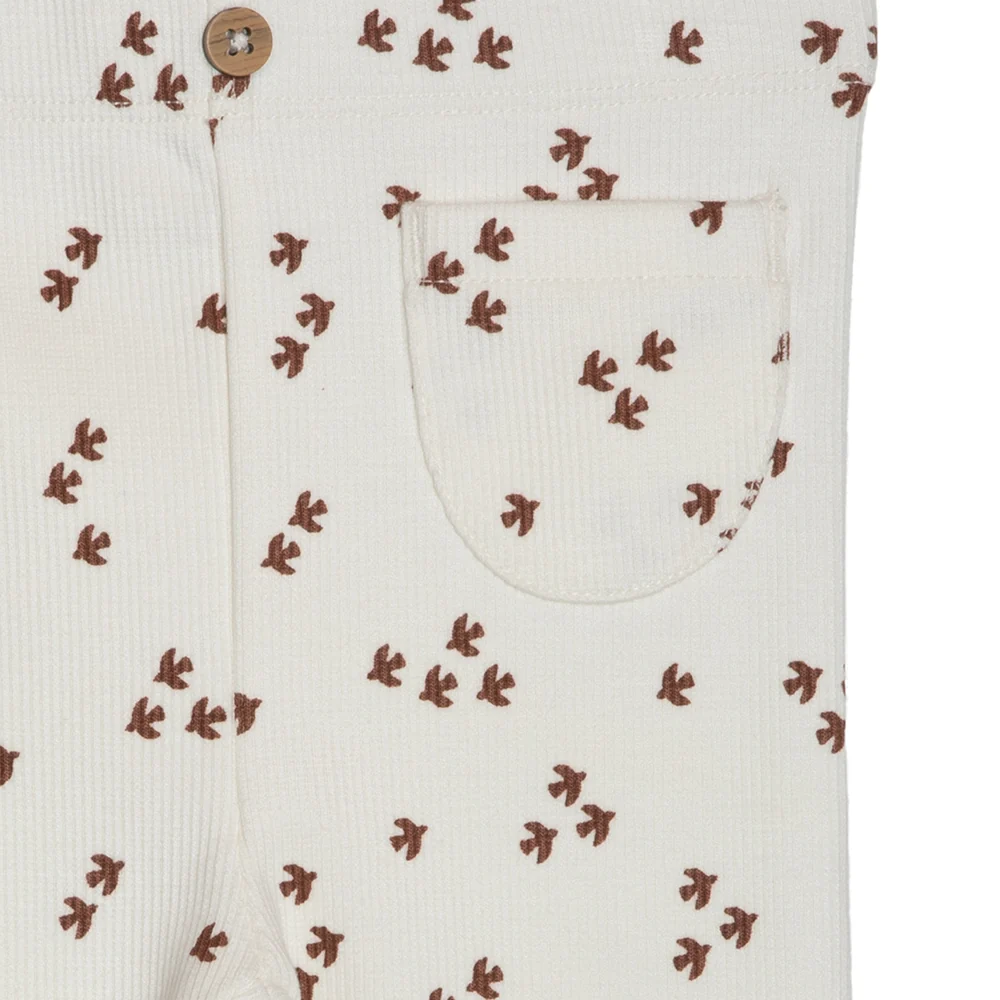 rise little earthling Pocket Leggings Andorra Birds 0-3m - Andorra Birds / 3-6m - Image 5