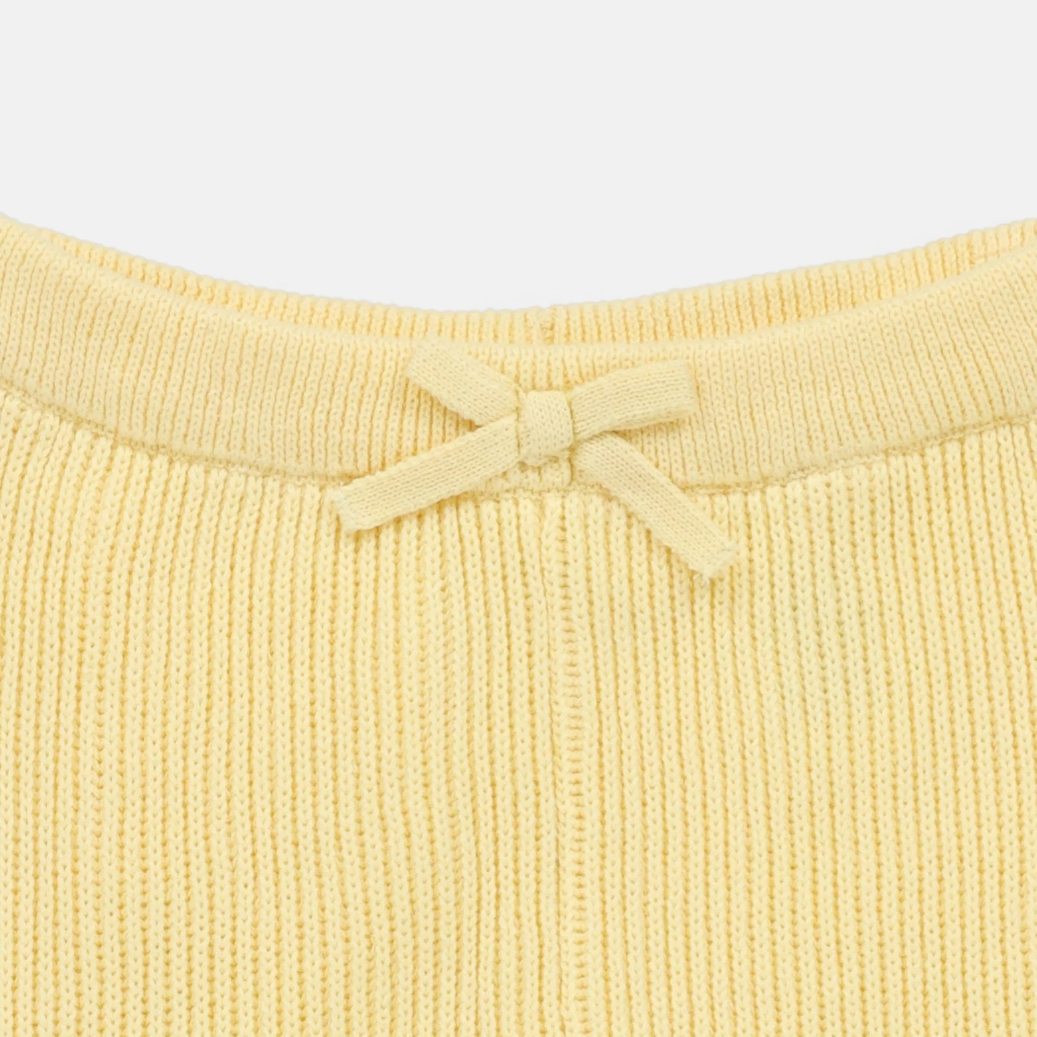 Rise Little Earthling Rib Knit Jogger - Yellow / 18-24m - Image 2