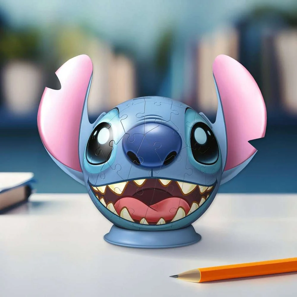 Ravensburger Stitch 72 pc Head w/Ears 3D Puzzle - Image 6
