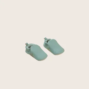 rise little earthling Slide Ons - Green / 6-12m